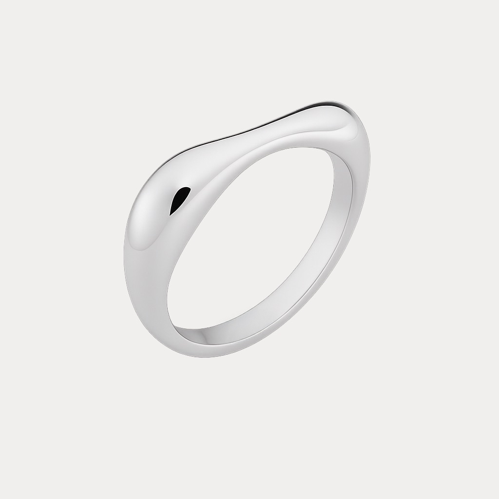 dashbrand DJ05-RG Melt Ring (Minimal Jewelry) แหวนเงินแท้ มินิมิอล silver925