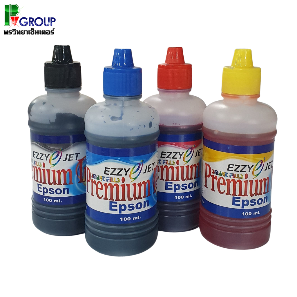 Ezzy-jet Inkjet Premium Ink หมึก Epson เติมอิงค์เจ็ท ขนาด 100 ml. หมึกเทียบเท่า