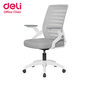 [ฟรีเบาะ]Deli เก้าอี้ทำงาน เก้าอี้สำนักงาน หมุนได้360องศา ขึ้นลง10cm เบาะเสริมสุขภาพดี Office Chair
