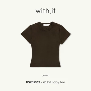 Withit signature baby tee เสื้อยืดเบบี้ - TPW05552