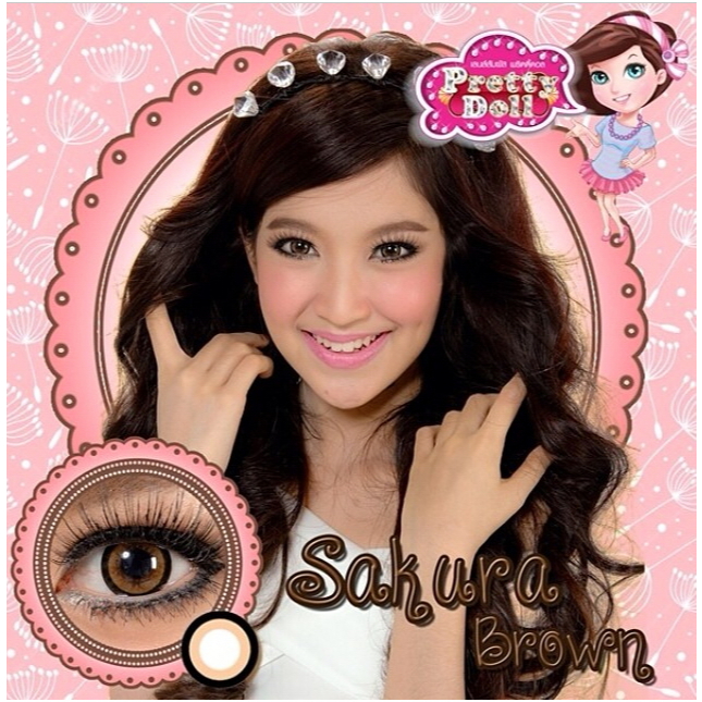 Pretty Doll คอนแทคเลนส์ Sakura