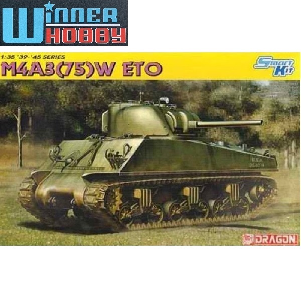 Dragon 6698 M4A3(75)W ETO - Smart Kit scale 1/35