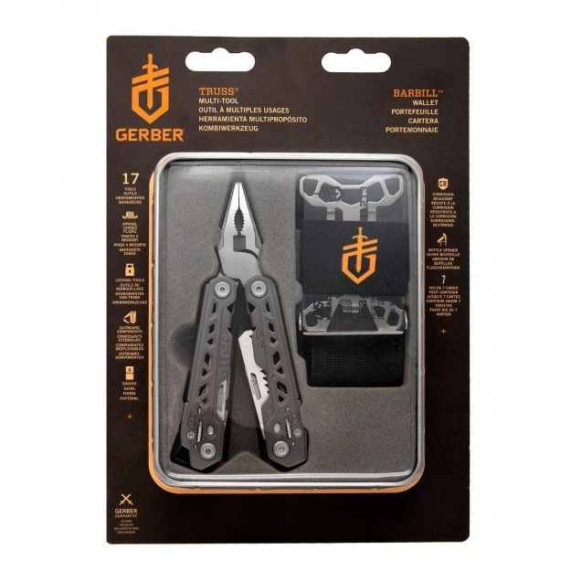 GERBER เครื่องมืออเนกประสงค์ TRUSS & WALLET W- GIFT TIN