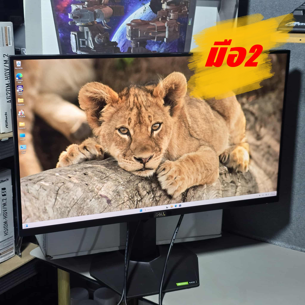 MONITOR (จอมอนิเตอร์ 27") DELL MONITOR S2721DGF (IPS 2K 165Hz) (Adaptive Sync) มือ2 ใช้งานตามปกติ (ม