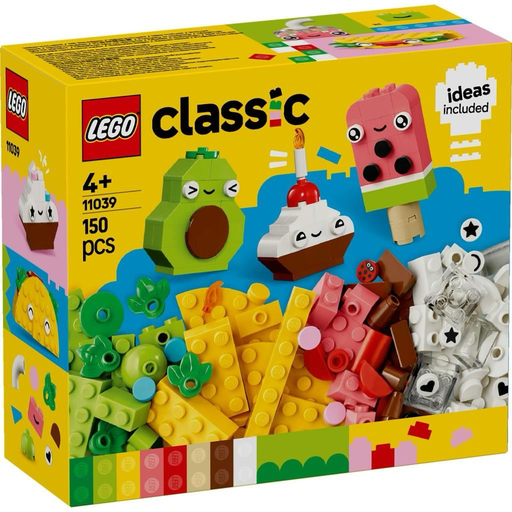 LEGO Classic 11039 Creative Food Friends (150 Pieces)