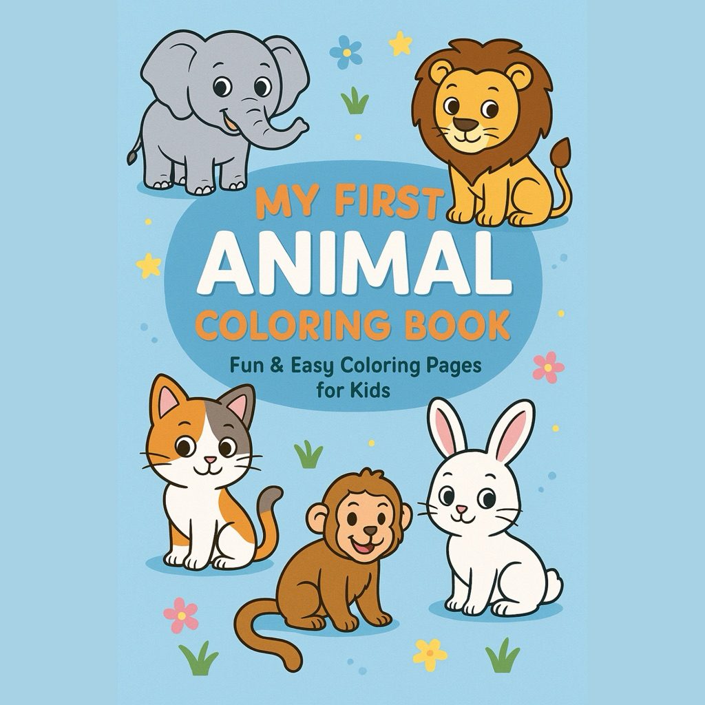 My First Animal Coloring Book