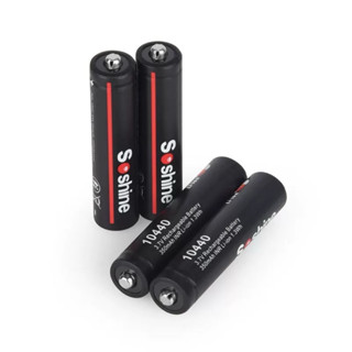 ถ่านชาร์จ Soshine 10440/AAA li-ion 3.7V ความจุเต็ม 350mAh