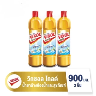 วิกซอล 700-900 มล. น้ำยาล้างห้องน้ำและสุขภัณฑ์ 3 ขวด และ 2 ขวด VIXOL