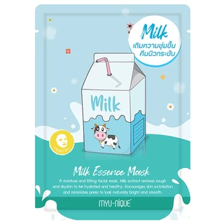 MYU-NIQUE - Milk Essence Mask (25g.) มิว-นิค มิลค์ เอสเซ้นส์ มาสก์