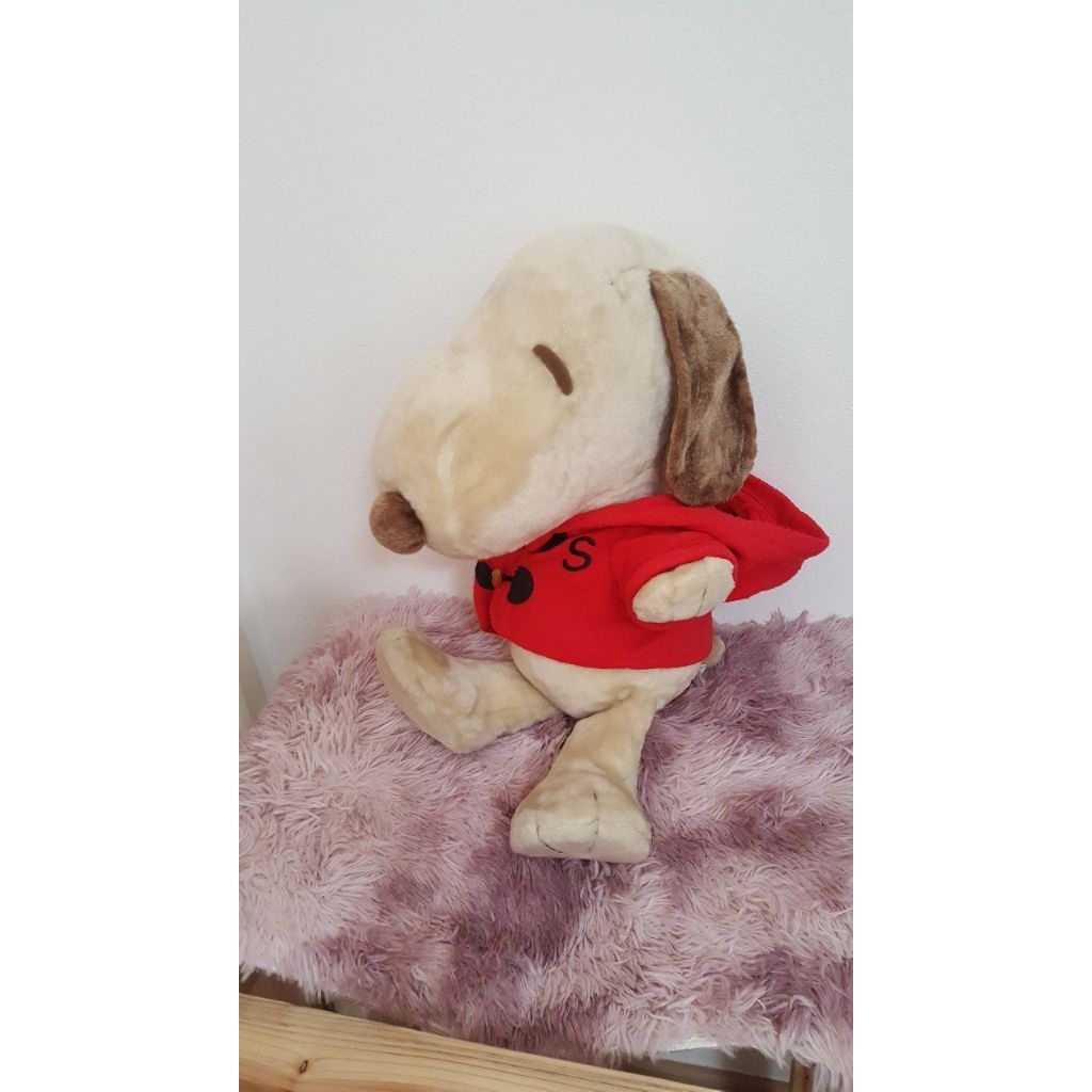 หายาก วินเทจ ❤ตุ๊กตา Snoopy ตัวใหญ่ มีน้ำหนัก ลิขสิทธิ์แท้ Peanuts Japan