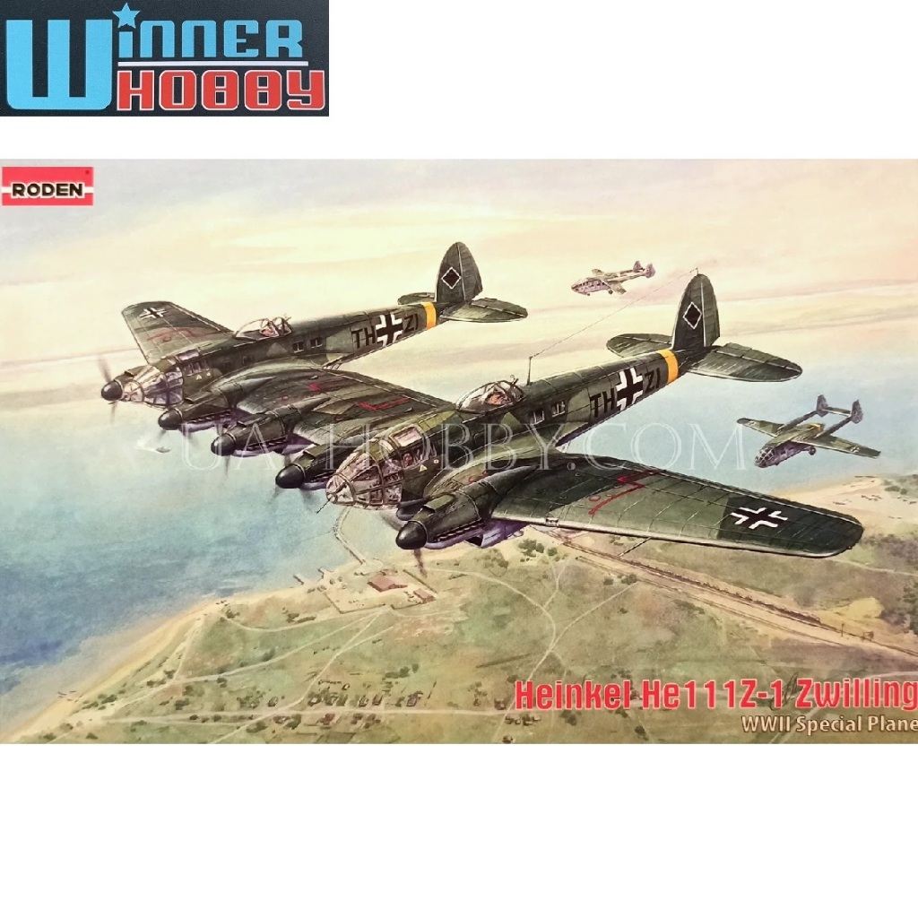 Roden 346 Heinkel He 111Z-1 Zwilling scale 1/144