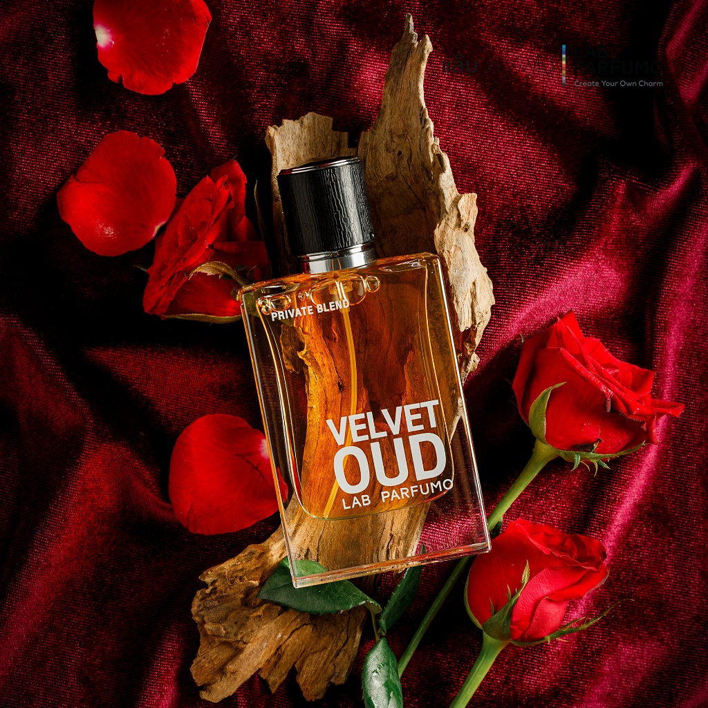 LAB PARFUMO Velvet OUD น้ำหอมผู้ชาย และผู้หญิง กลิ่นกุหลาบ ไม้กฤษณา [น้ำหอมแบรนด์ไทย ติดทนนาน]
