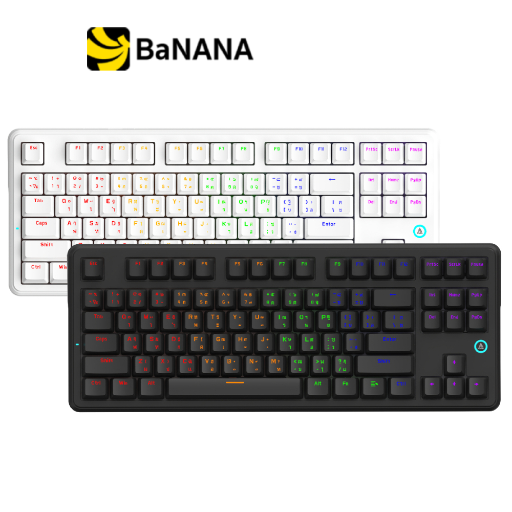 คีย์บอร์ดเกมมิ่ง Ajazz Gaming Keyboard AK870V2 Wired Red Switch by Banana IT