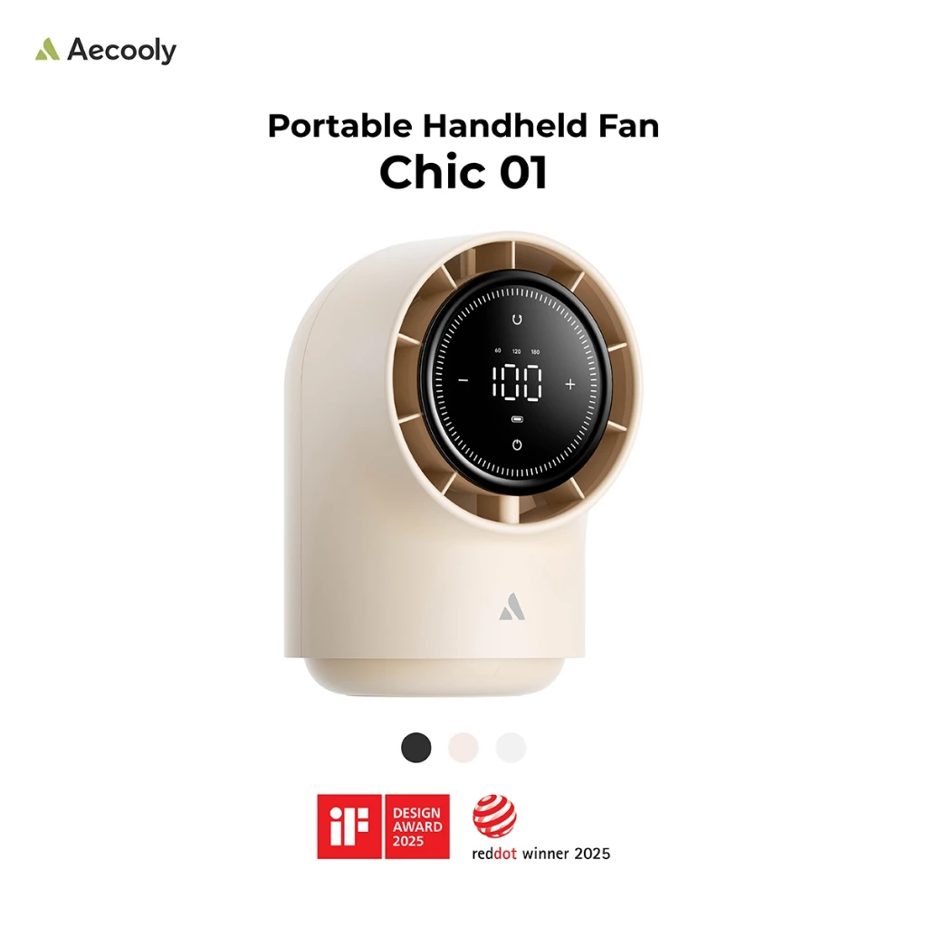 Aecooly พัดลมตั้งโต๊ะ หมุนได้ Chic 01 8000mAh ลมแรง พกพาสะดวก ใช้งานง่าย รุ่น TB01/TB02