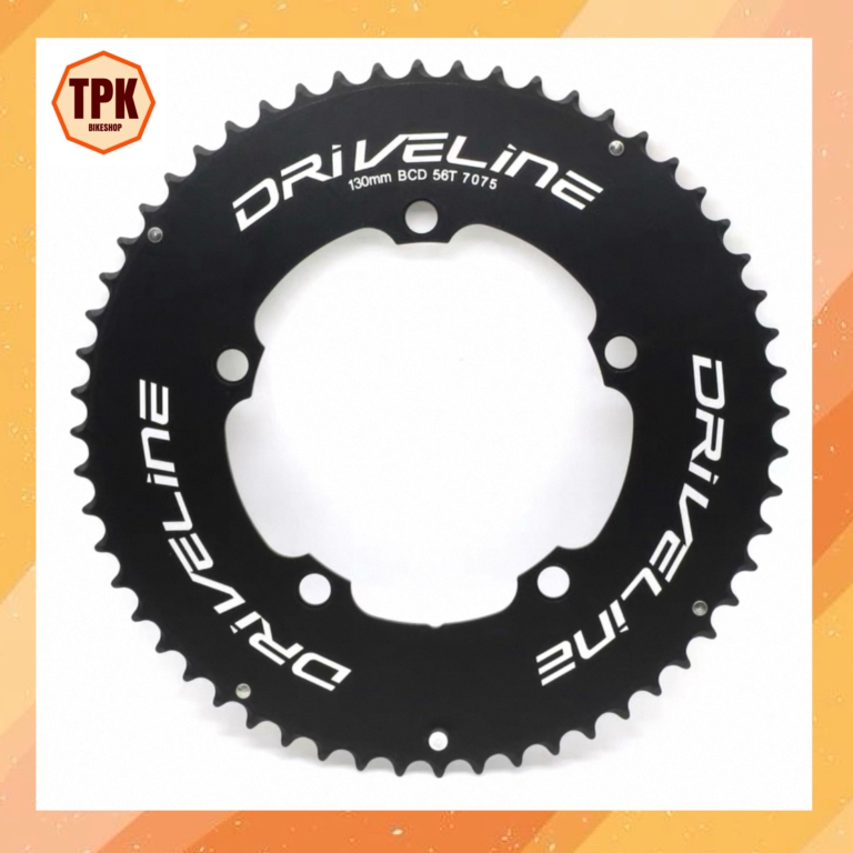 ใบจานจักรยาน ทรงกลม ไต้หวัน DRIVELINE BCD130 /5รู 🔆