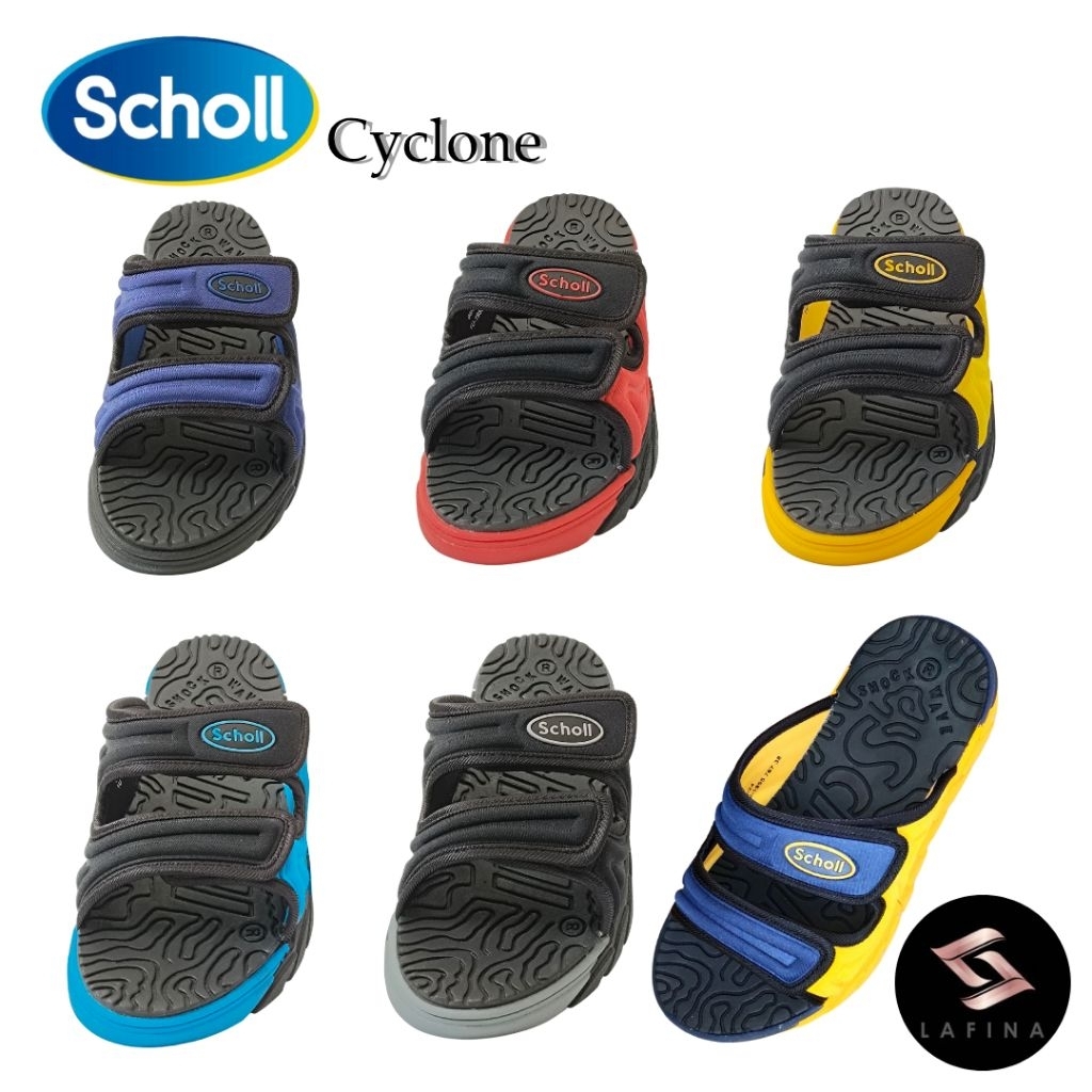 Scholl Cyclone (สกอลล์) รองเท้าสกอลล์ รุ่น Cyclone 1955