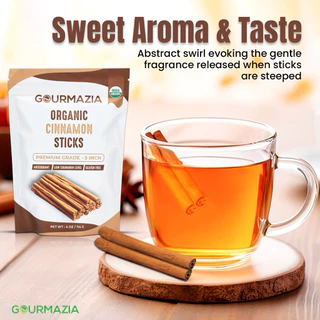 Authentic Ceylon Cinnamon Sticks | Hand-Rolled in Sri Lanka | True Cinnamon 5 inch with Sweet, Mild Flavor