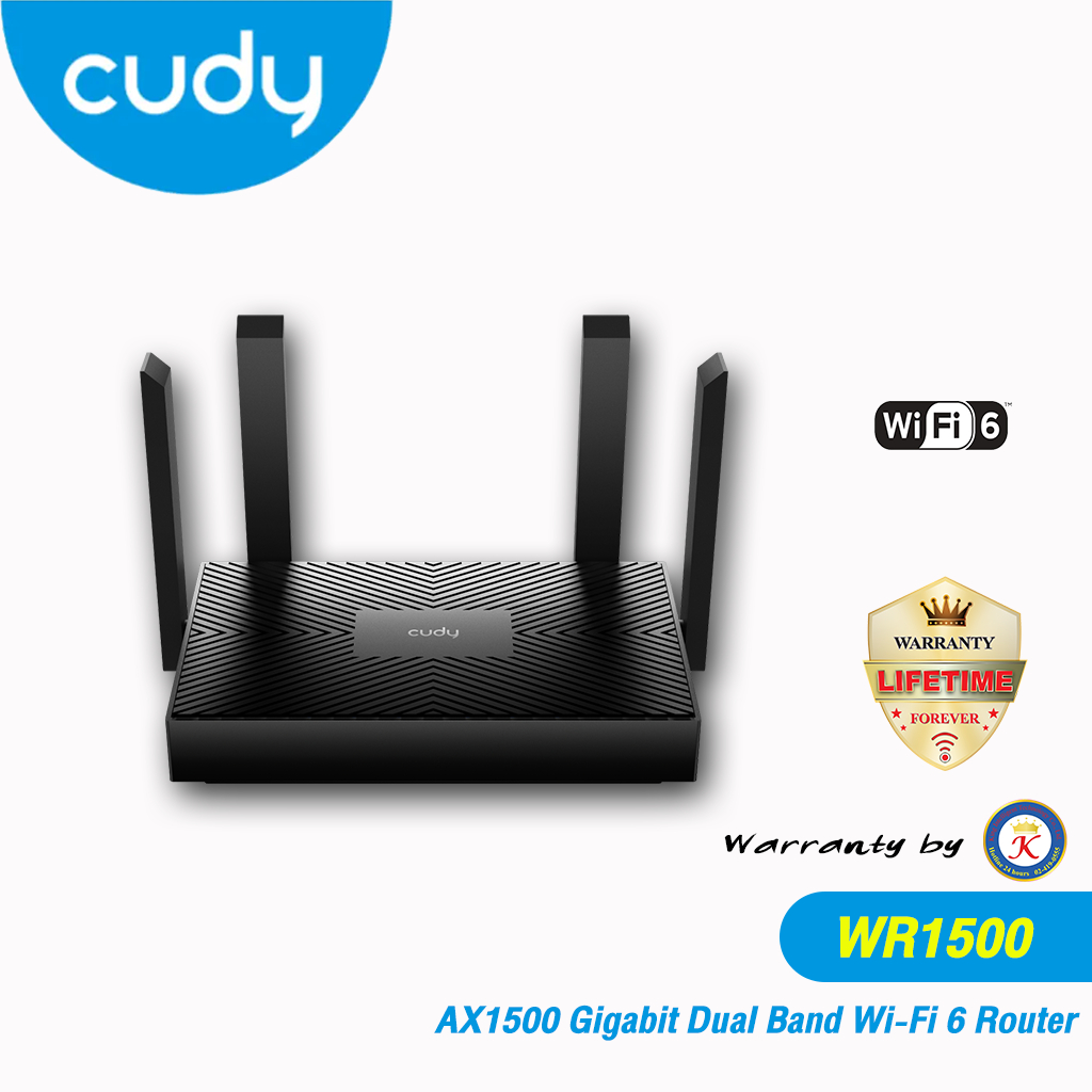 "CUDY" AX1500 Mesh Wi-Fi 6 Router รุ่น WR1500