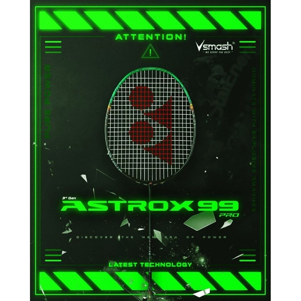 YONEX ไม้แบดมินตันรุ่น ASTROX 99 PRO Gen 3 4U แท้ 💯%