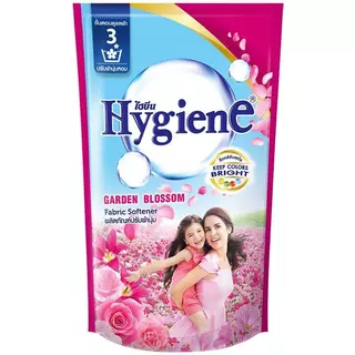 (แพ็ค12ถุง) Hygiene ไฮยีน น้ำยาปรับผ้านุ่ม สูตรมาตรฐาน ขนาด 500มล.