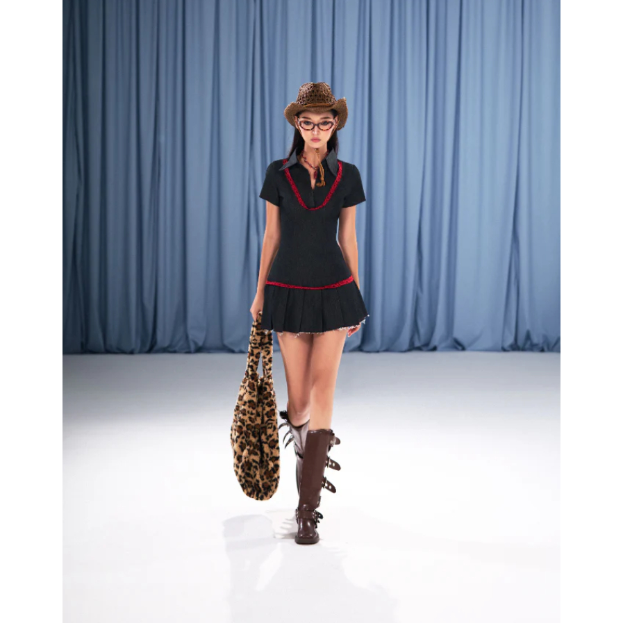 (พร้อมส่งในไทย) Pazazi Denim dress - So Dope Club