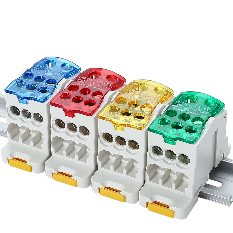 กล่องต่อสาย UKK แบบรางแยก แบบสเตจเดียว 80/125/160A กล่องต่อสายแบบอินพุตเดียวและเอาต์พุตหลายตัว