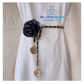 surebag ไข่มุกรูปดอกไม้ สร้อยเอวเครื่องประดับ🌼 เข็มขัดโซ่คาดเอว สไตล์ใหม่ เครื่องประดับ สําหรับผู้หญิง