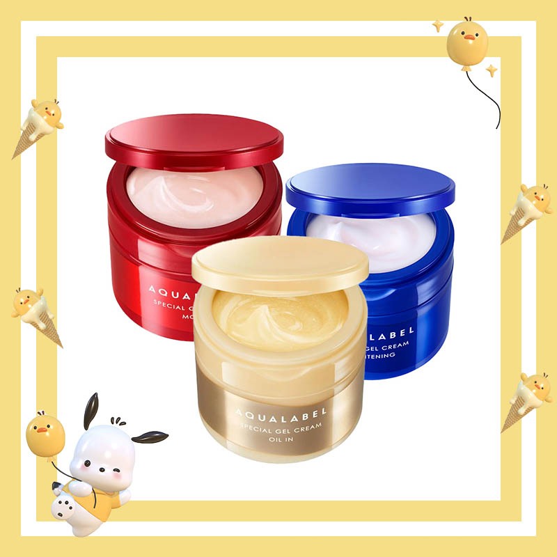 💯Shiseido Aqualabel Special Gel Cream 90g Brightening/Moist/Oil in【เบาสบาย】