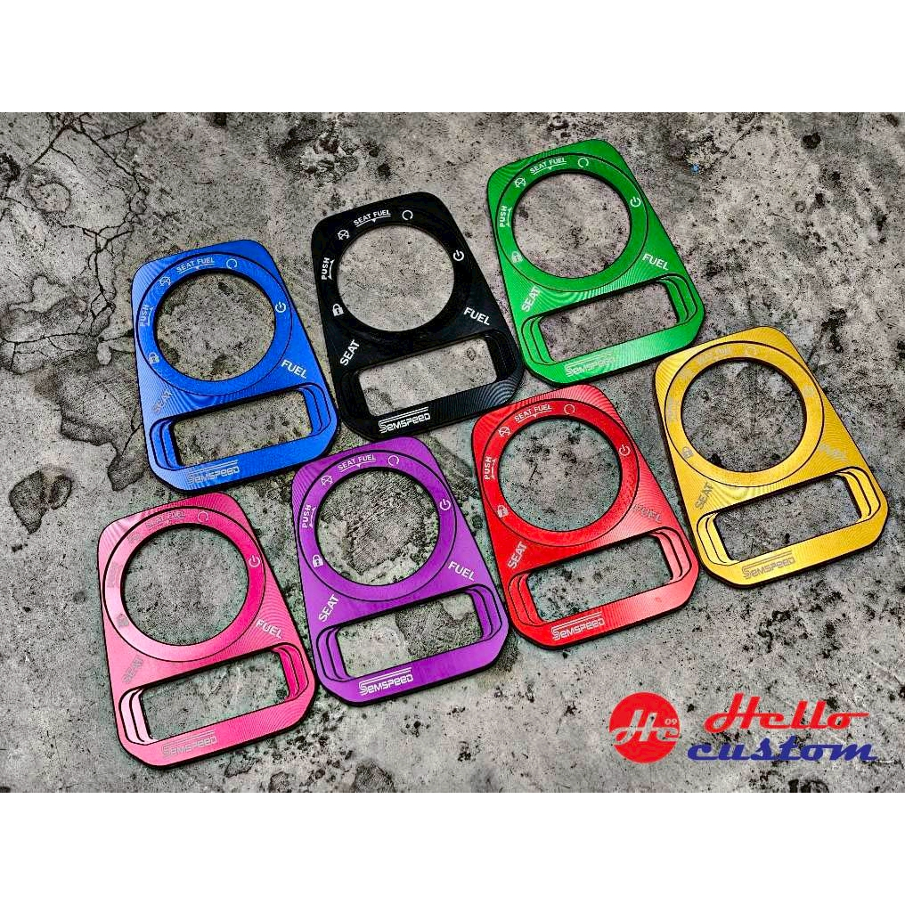 ครอบสวิทช์ กุญแจ ADV350 อลูมิเนียม CNC SEMSPEED ครอบกุญแจ ADV 350