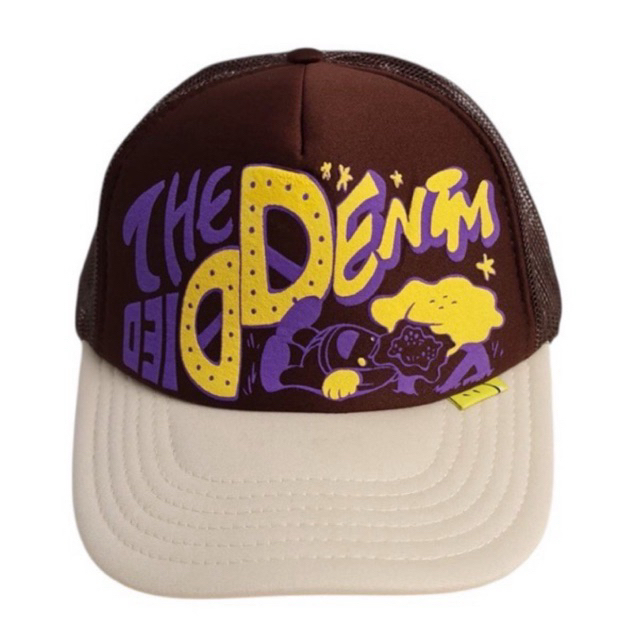 NEW !!! KAPITAL THE DENIM DIED TRUCKER CAP