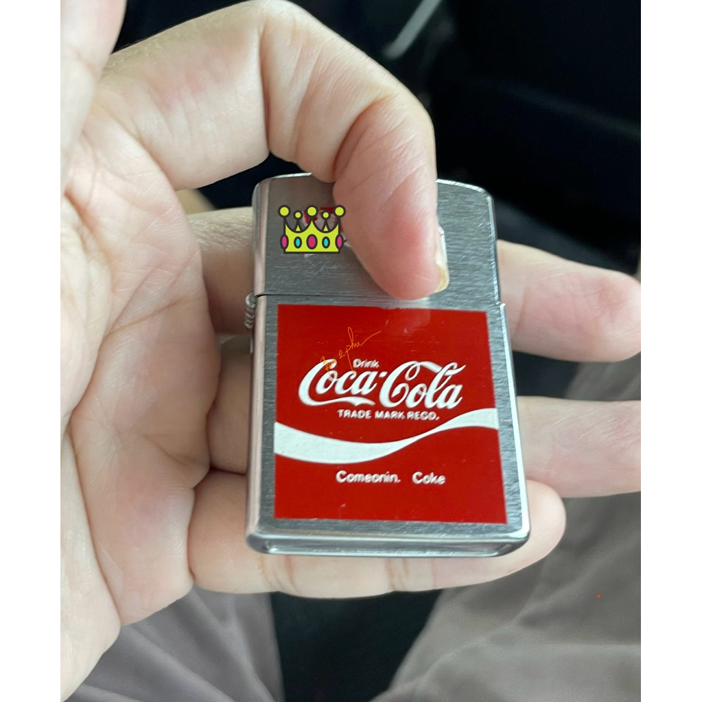 zippo Coca-Cola งานสะสมจากตู้โกดังญี่ปุ่น