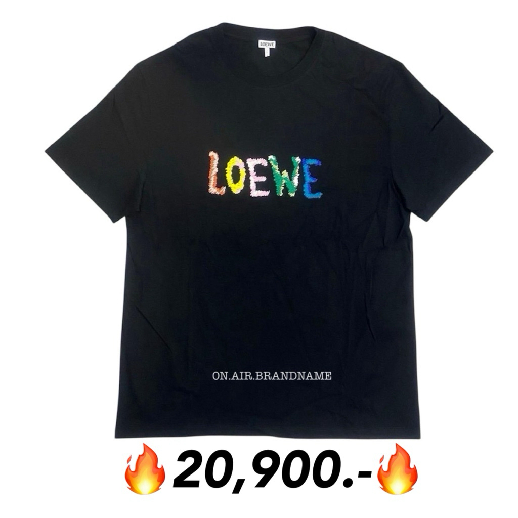 New loewe t-shirt เสื้อยืด ลายสวยๆ ของแท้ 100%