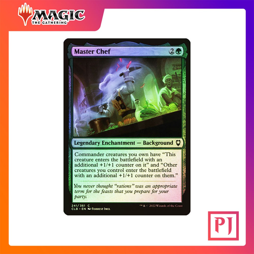 [MTG] Master Chef [CLB] [GREEN] [UNCOM] [FOIL] [ENG] (การ์ดเมจิค / Magic the Gathering)