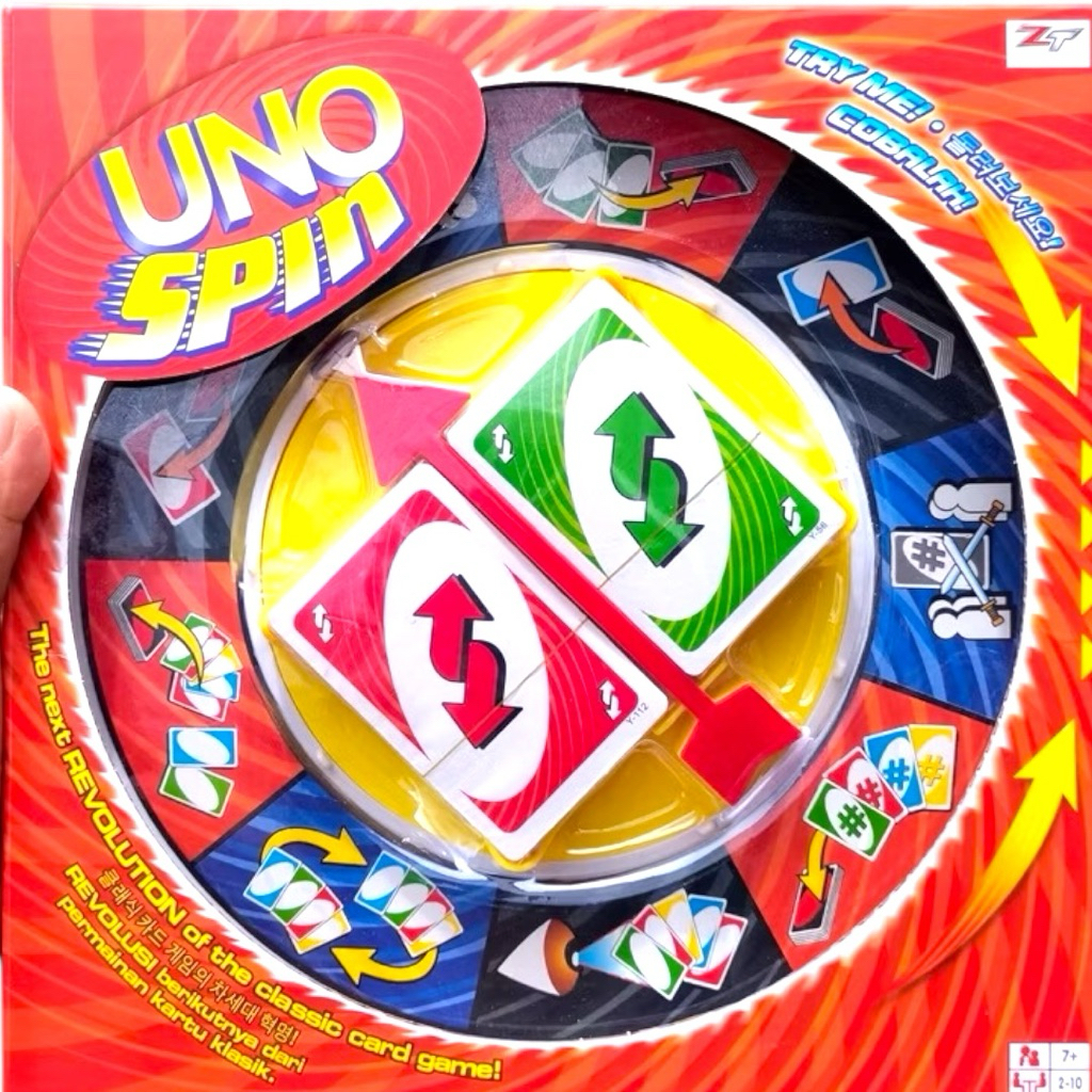 BOARDGAME เกมส์อูโน่สปิน เล่นได้2คน บอร์ดเกมส์ครอบครัว มารถเล่นได้ทั้งเด็กและผู้ใหญ่