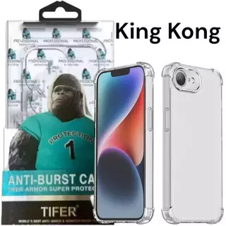 เคสใส คิงคอง For iPhone 17E 16E i7 i8 SE2 SE3 7plus 8plus KingKong ใสกันกระแทก หลังแข็ง