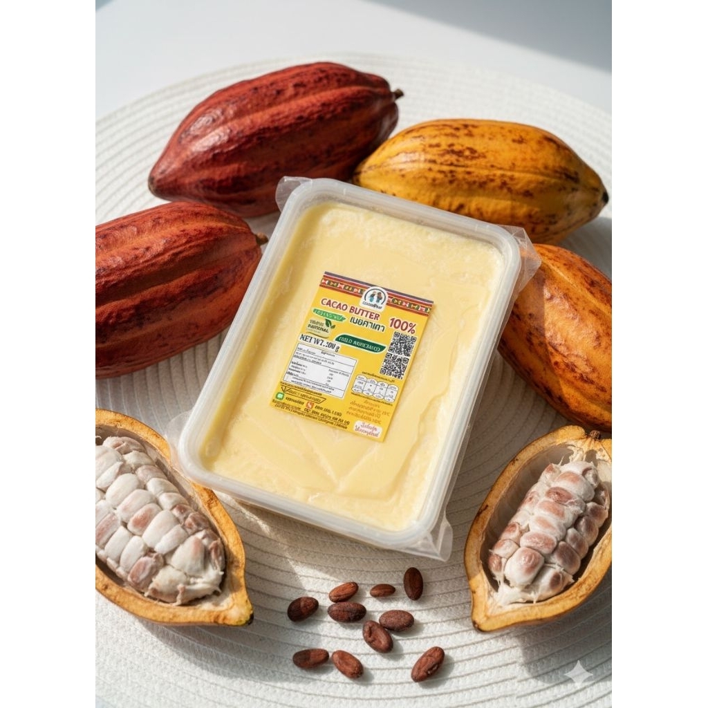 Cacao Butter เนยคาเคา 100%