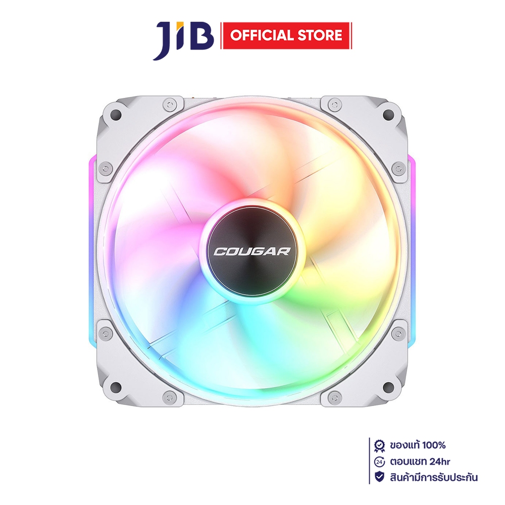 CASE FAN (พัดลมเคส) COUGAR APOLAR 120 ARGB WHITE