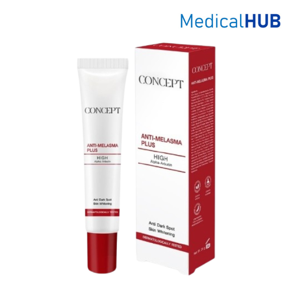 Concept Anti Melasma Cream คอนเซ็ปท์ ครีมทาฝ้า สูตรลดเลือน ฝ้า ขนาด 12 กรัม 09918 / 24 กรัม 08960