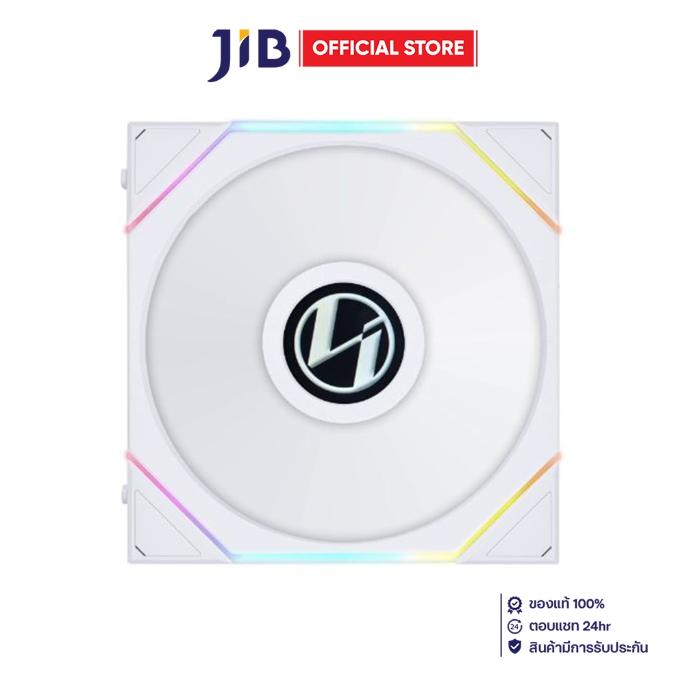 CASE FAN (พัดลมเคส) LIAN-LI UNI TL LCD REVERSE 140MM (14RTLLCD1W) (WHITE)
