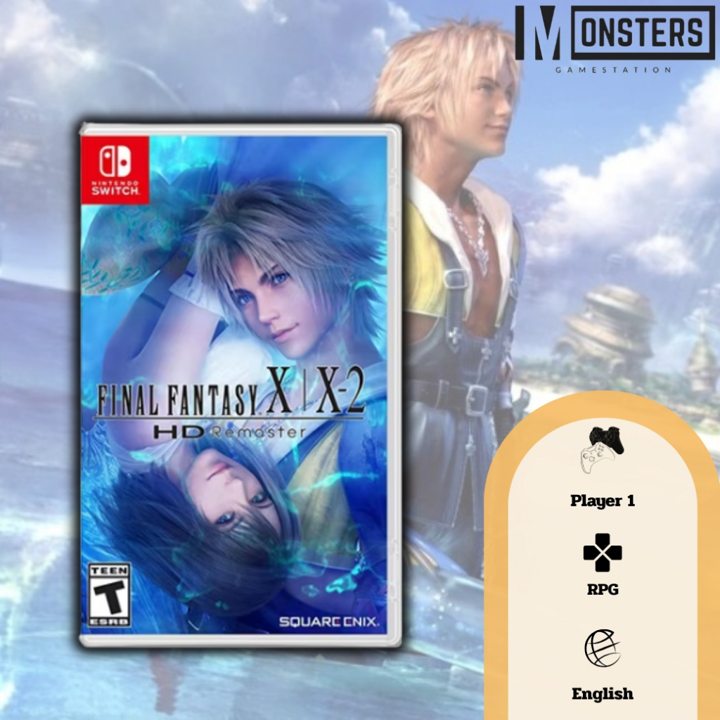 FINAL FANTASY X/X-2 HD Remaster (NINTENDO SWITCH) [มือ1] (สินค้าพร้อมส่ง) (โซน1 US)