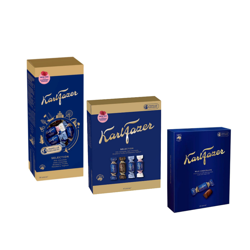 ช็อกโกแลต Gift Box Karl Fazer Chocolate จากประเทศฟินแลนด์ มี 2 ขนาด 2 แบบ