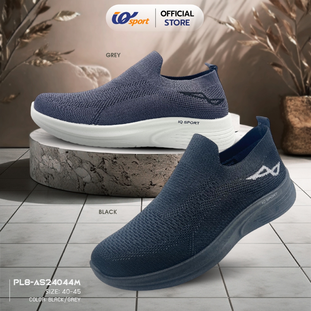 รองเท้าผ้าใบผู้ชาย  IQ Sport แบบสวม รุ่นPL8-ME24044M