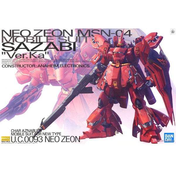 Bandai MG MSN-04 Sazabi Ver.Ka (กล่อง 95%)