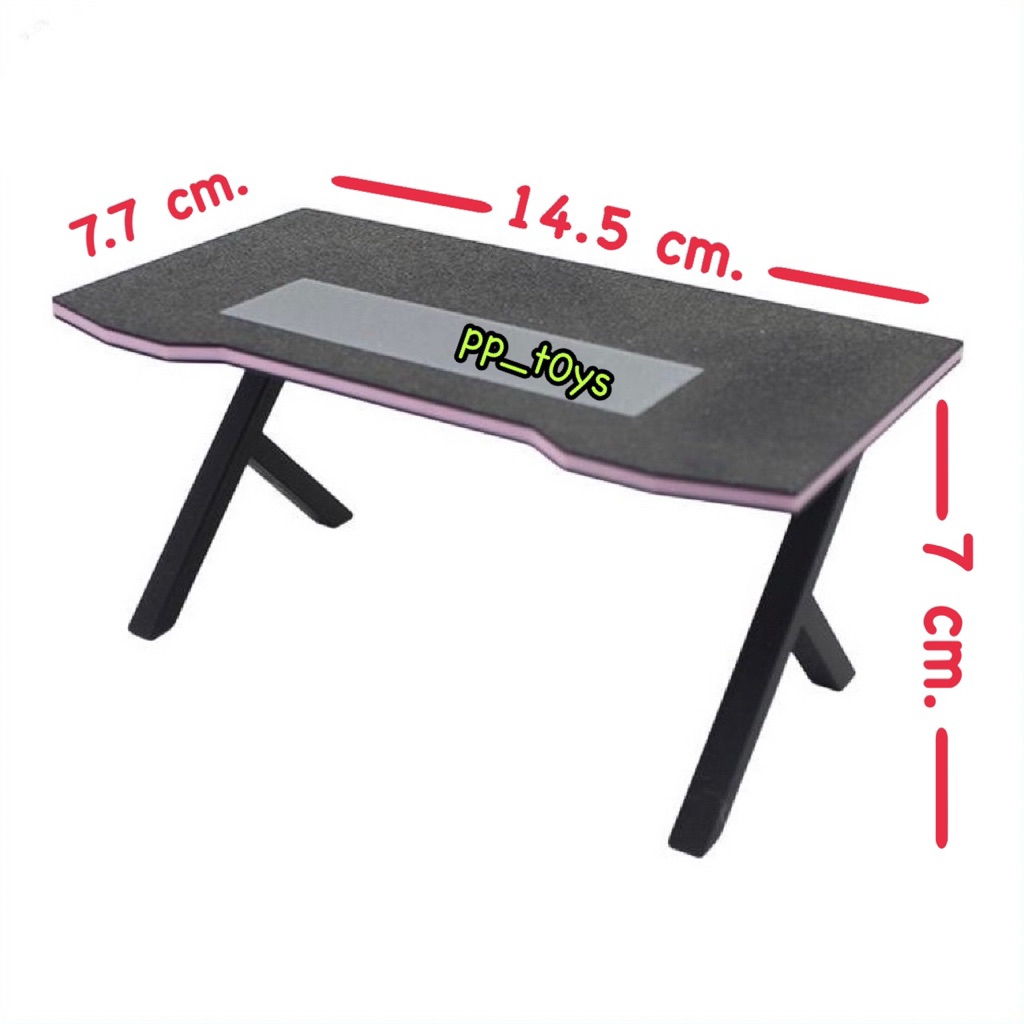 โมเดลโต๊ะคอมพิวเตอร์เกมมิ่ง Esport Xpanse gaming PC desk 1:12