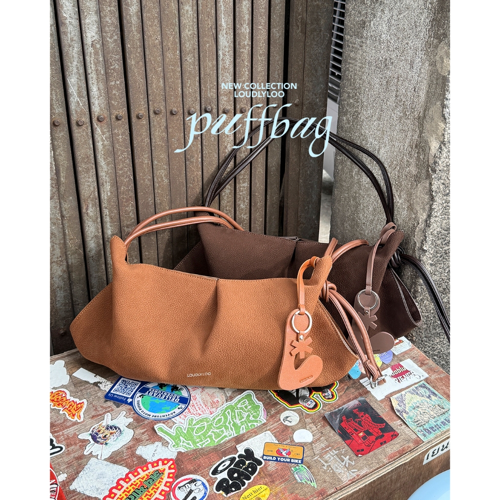 LOUDLYLOO l PUFF BAG กระเป๋าทรงเกี๊ยวสายปรับระดับ crossbody
