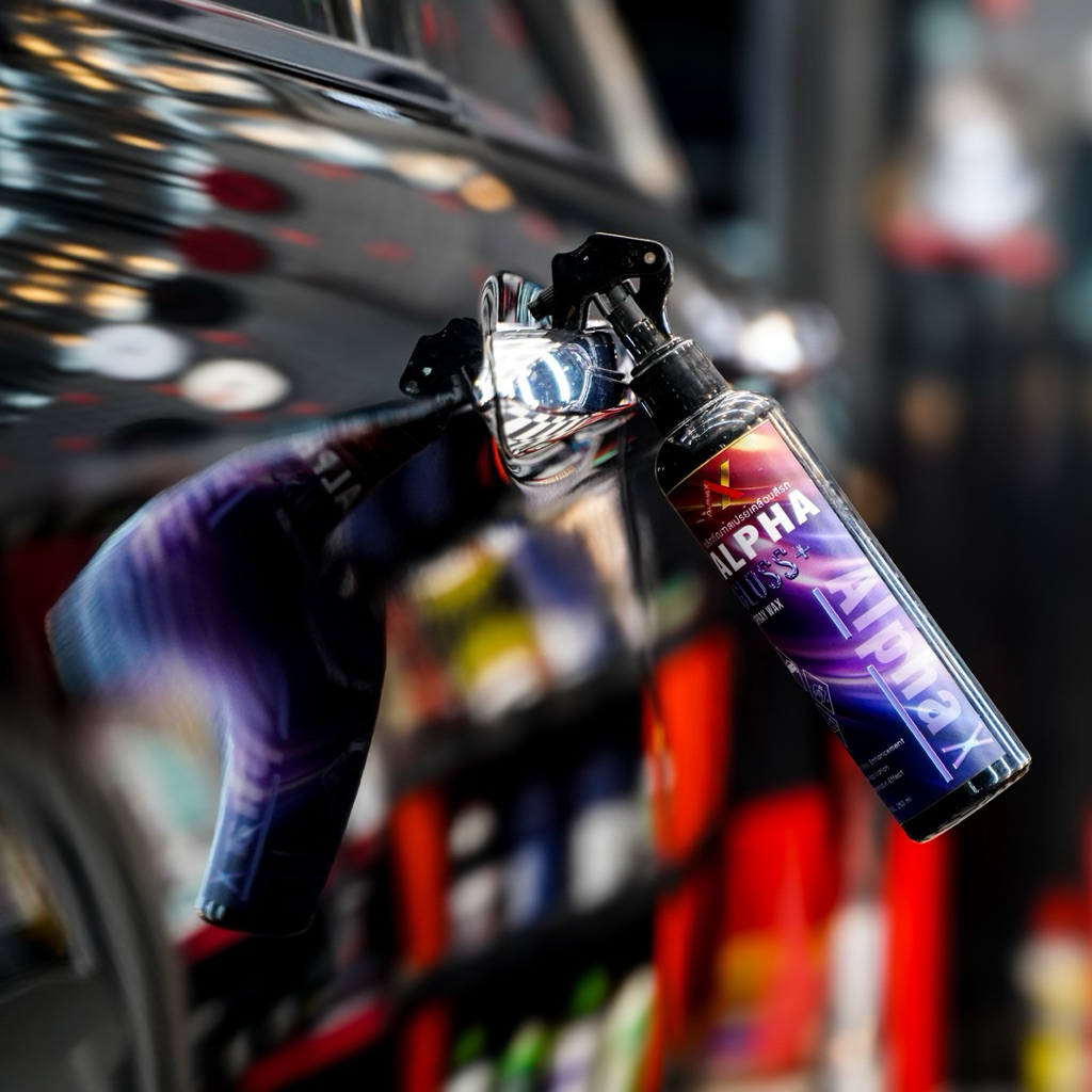 ใหม่!! Alpha Gloss Plus สเปรย์เคลือบสี เงา ฉ่ำ กันน้ำ เช็ดง่ายไม่ทิ้งคราบ