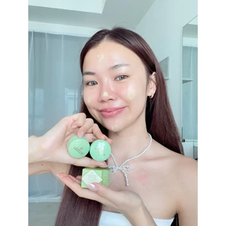 เซ็ตสูตรชาเขียวน้ำนม เช้า–เย็น | ลดสิว ผิวแพ้ง่าย รอยสิวจางไว | ครีมกลางคืน + กันแดดน้ำนม | 5g x 2