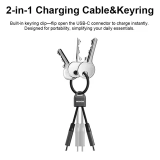 MEEGOO สายชาร์จแม่เหล็ก Type-C60W PD Fast Charge 2in1 Magnetic Charging Cable สำหรับโทรศัพท์/โน้ตบุ๊