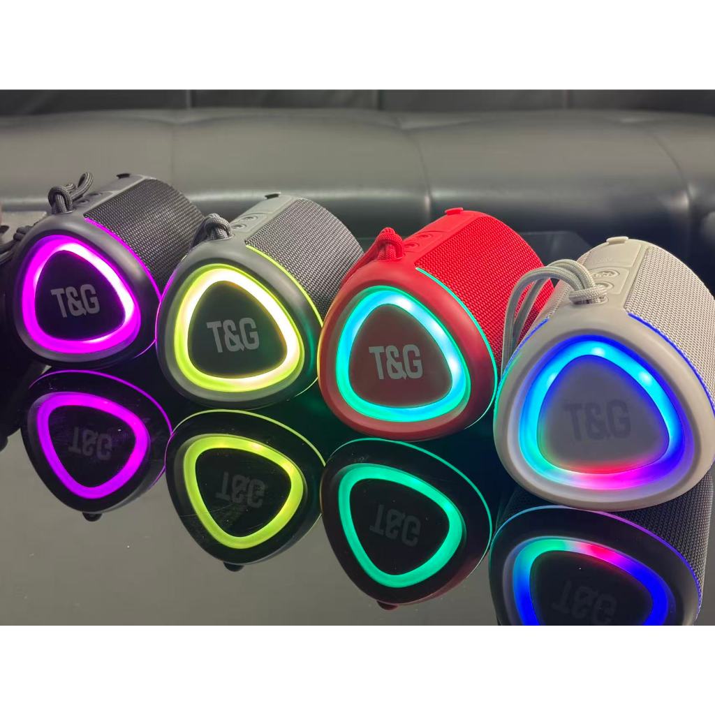ลำโพงบลูทูธ เสียงดี TG-466 กำลังขับ10W ปิดไฟได้ พกพาง่าย รองรับUSB/TF เพิ่ม-ลดเสียงได้ มีสายแจ็คให้ 
