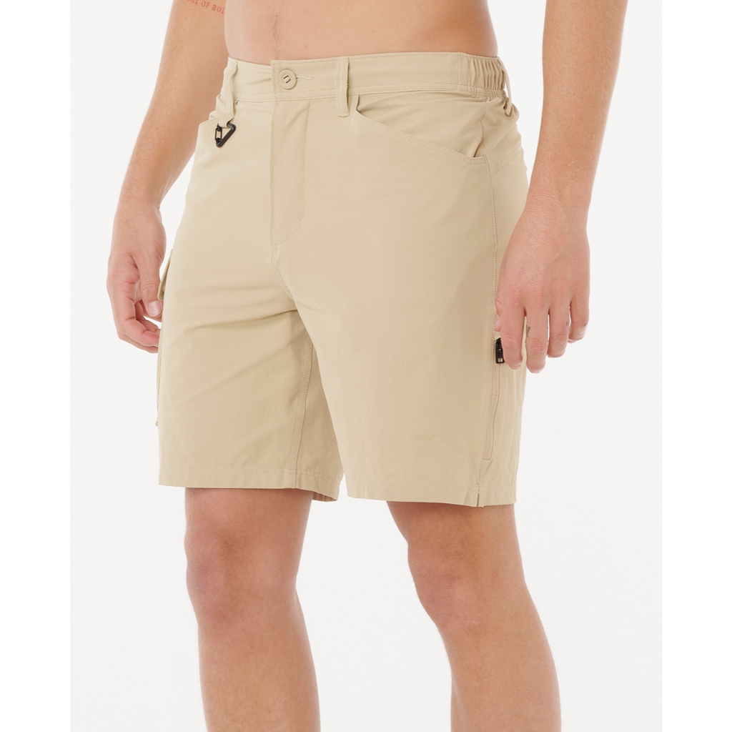 RIPCURL กางเกงขาสั้น ลำลองผู้ชายสีกากี 03GMWS BOARDWALK SEARCH VOLLEY 2025-S1